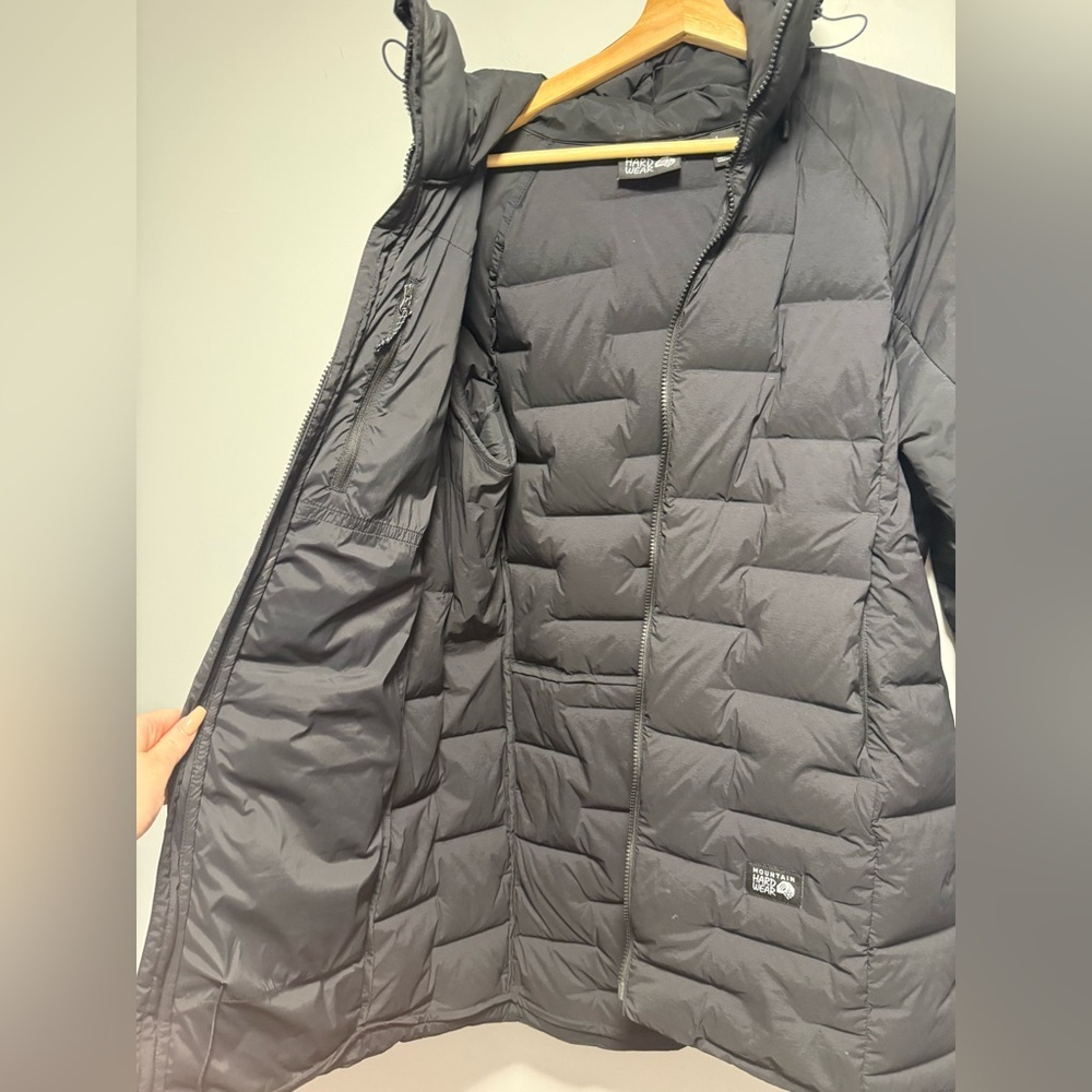Mountain Hardwear Stretchdown Parka Black Large - Picture 10 of 13